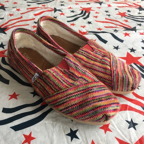 Toms Shoes - TOMS  rainbow. women’s shoe sz 7.5